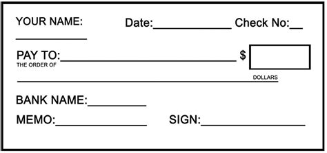 free printable cheque templates.